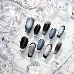 UNIKOO Cool Painted Long Coffin Press-on Nails
