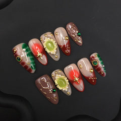 Smudge luxury gemstone French
