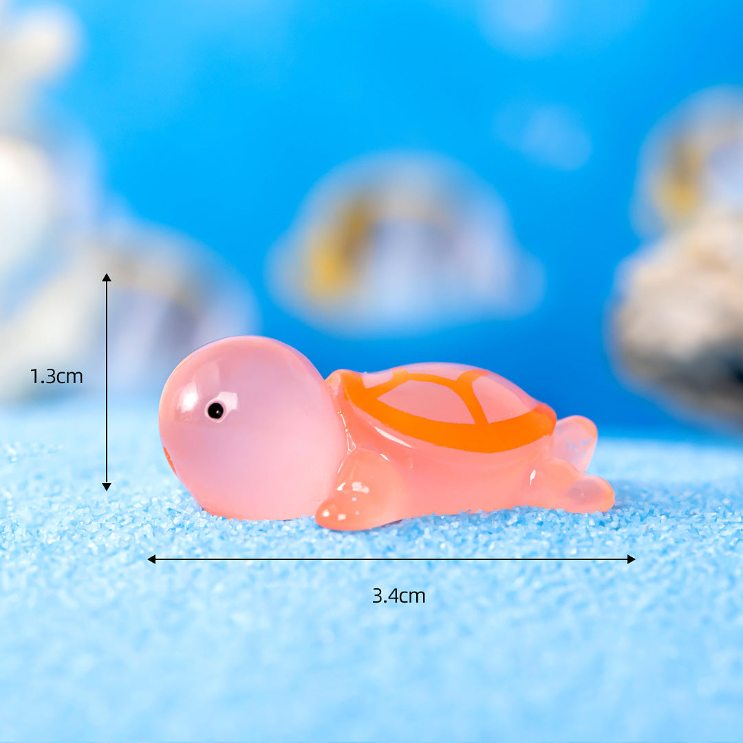 Night Light Turtle Figurine Glow-in-the-dark Toy