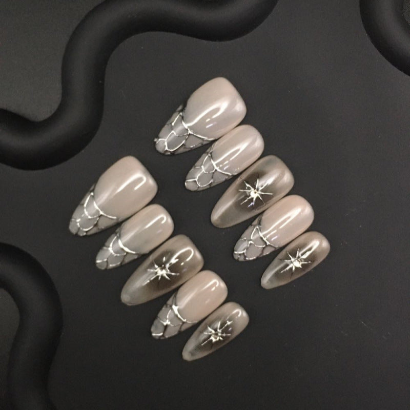 Vintage metallic smudge