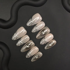 Vintage metallic smudge