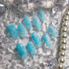 UNIKOO Sparkling Almond PRESS ON NIALS