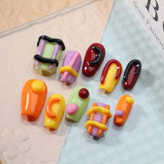 UNIKOO Contrast Color PRESS ON NIALS