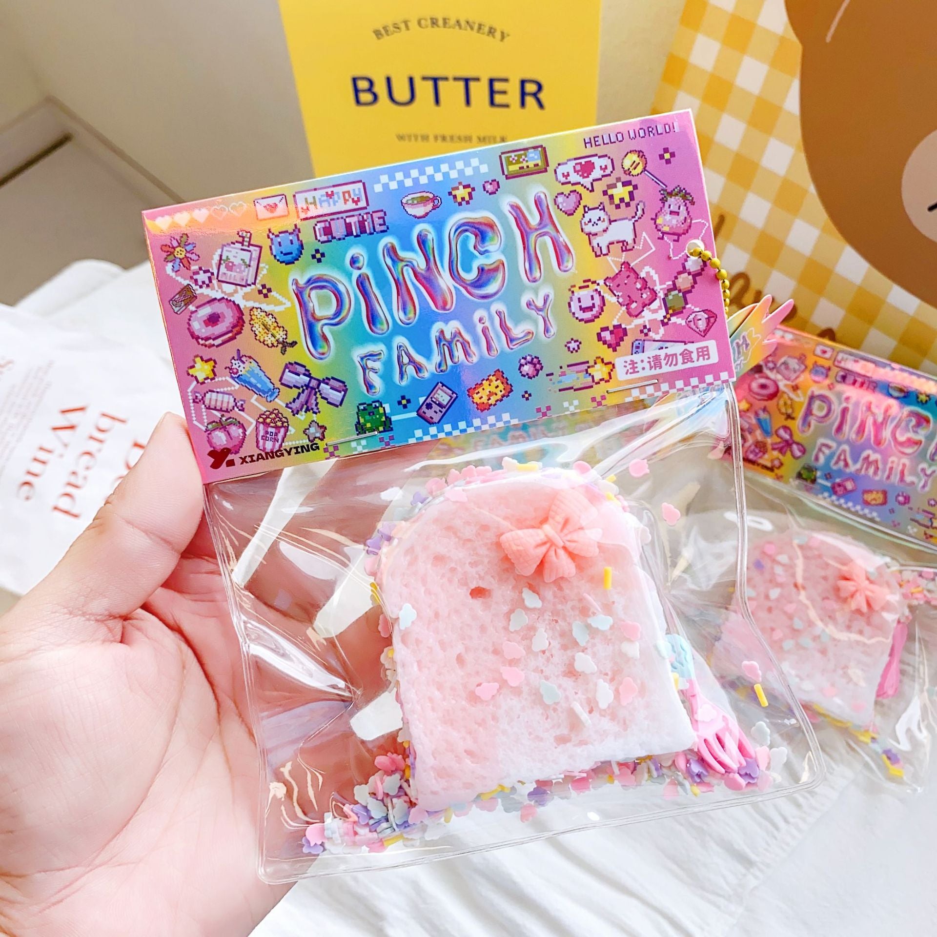 Waffle Squishy Stress Relief Toy