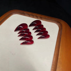 Burgundy dragon claw toenail