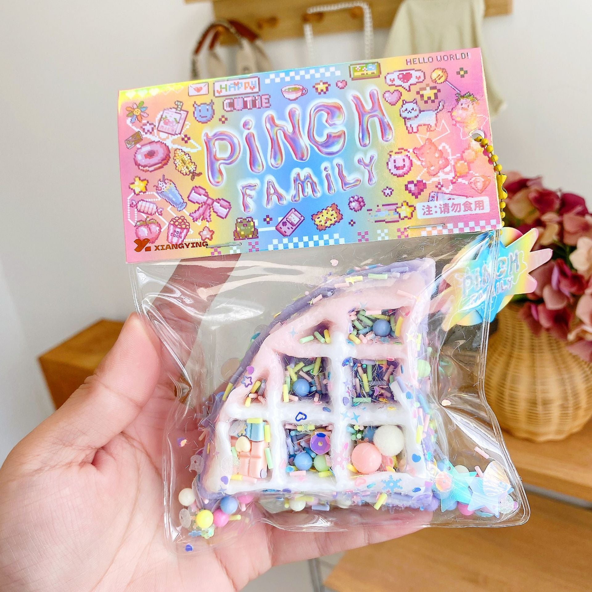 Waffle Squishy Stress Relief Toy