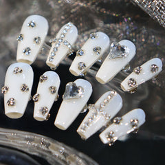 UNIKOO Swarovski Love Press-on Nails