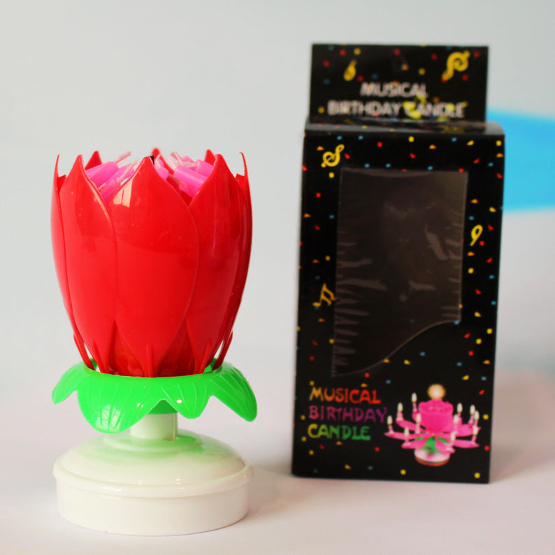Lotus candle holder magical birthday candle