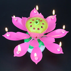 Lotus candle holder magical birthday candle