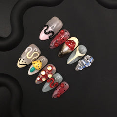 Engraved nail plate