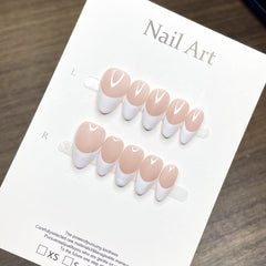 White French Almond Nude