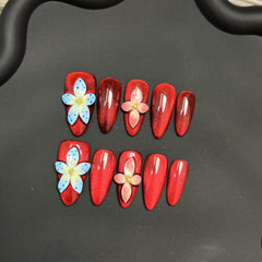 Elegant and beautiful red three-dimensional