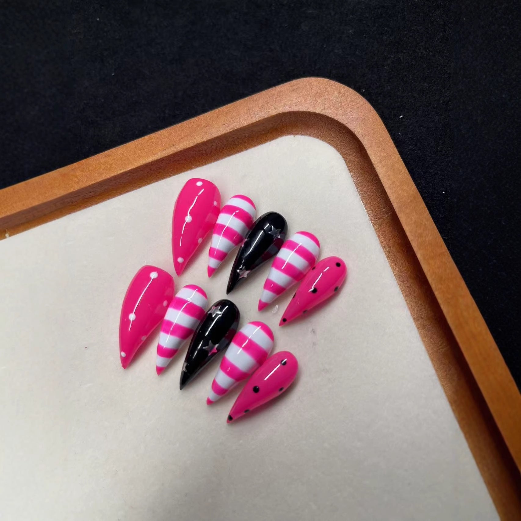 Clown pink stripes