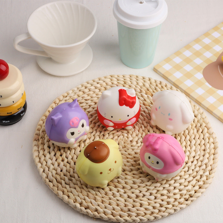 Decompression Plush Toy Kawaii Anime Cartoon Stress Relief Squishy for Children