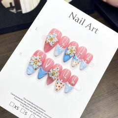 Shallow Bay Flower Sea Nail Art
