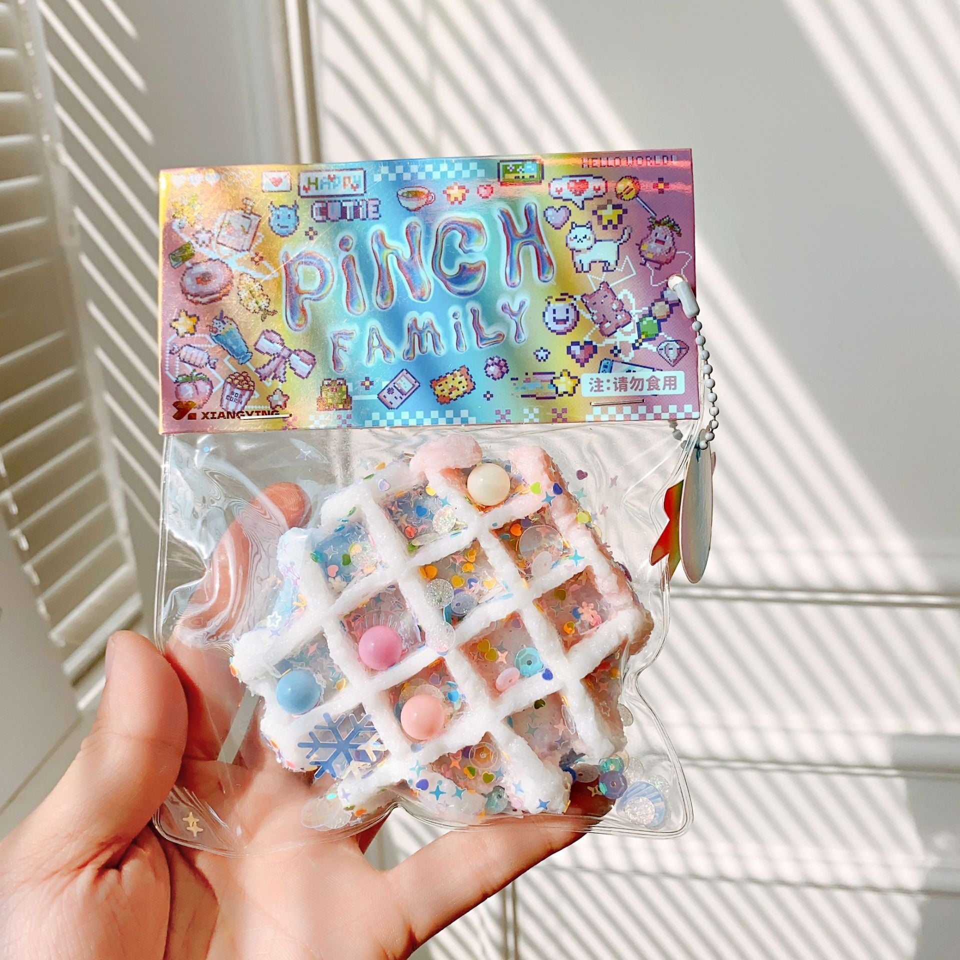 Waffle Squishy Stress Relief Toy