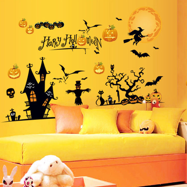 Halloween wall sticker door sticker