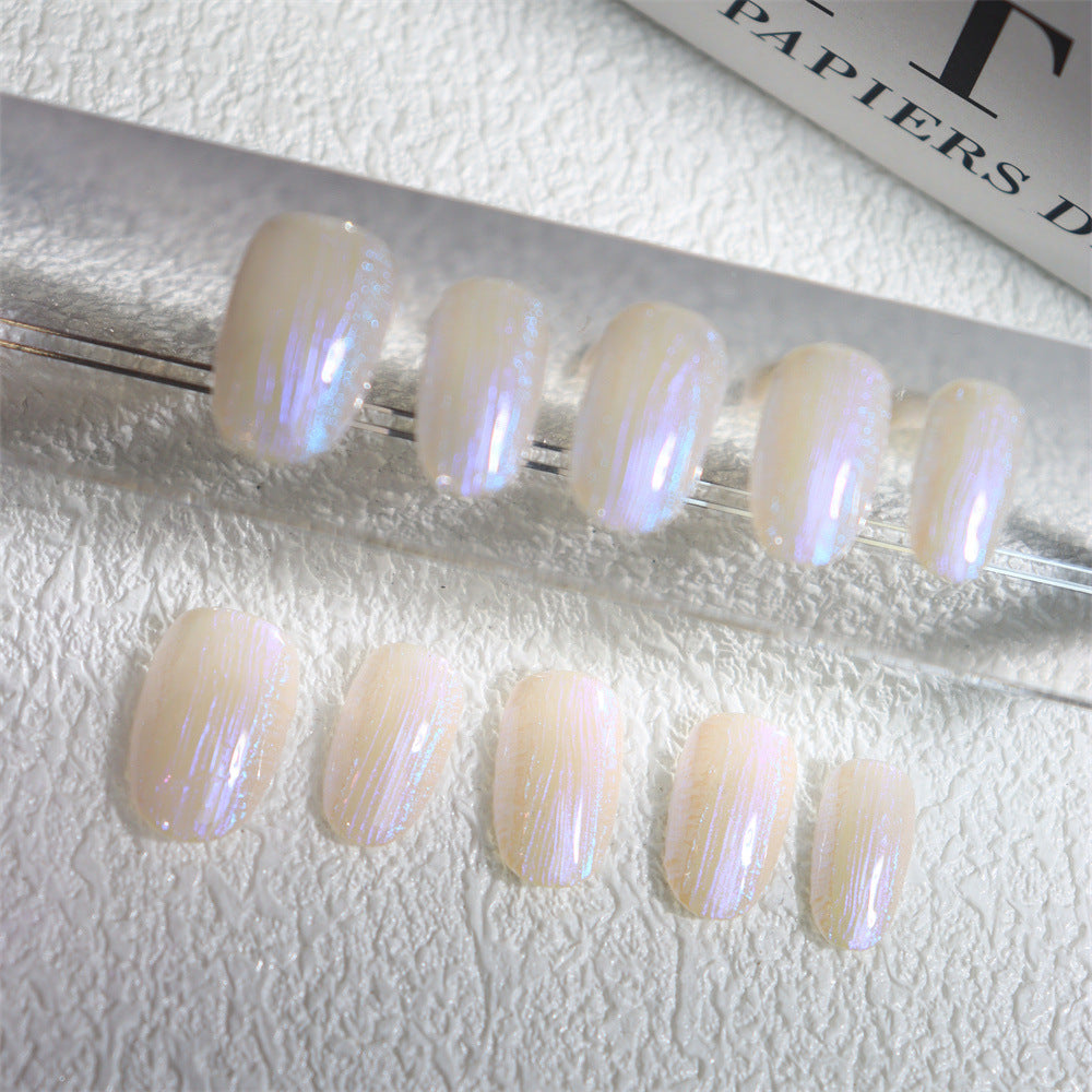 UNIKOO Aurora Short Elliptical Press-on Nails