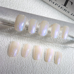 UNIKOO Aurora Short Elliptical Press-on Nails