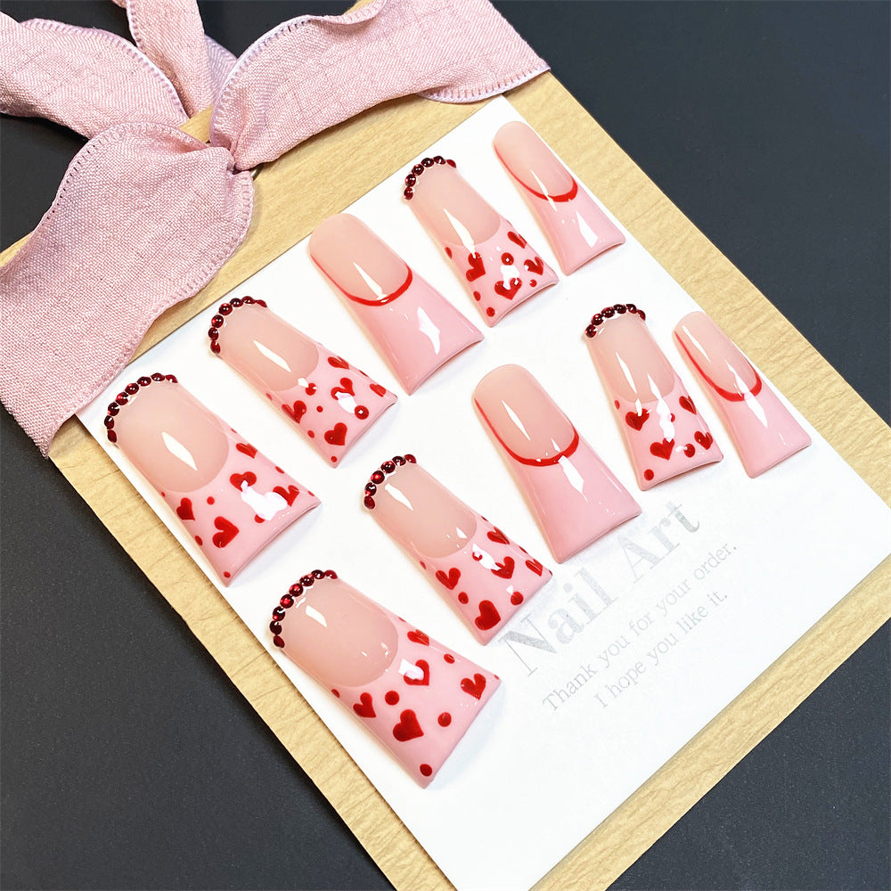 UNIKOO Duckbill Nail Love French PRESS ON NAILS