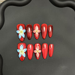 Elegant and beautiful red three-dimensional
