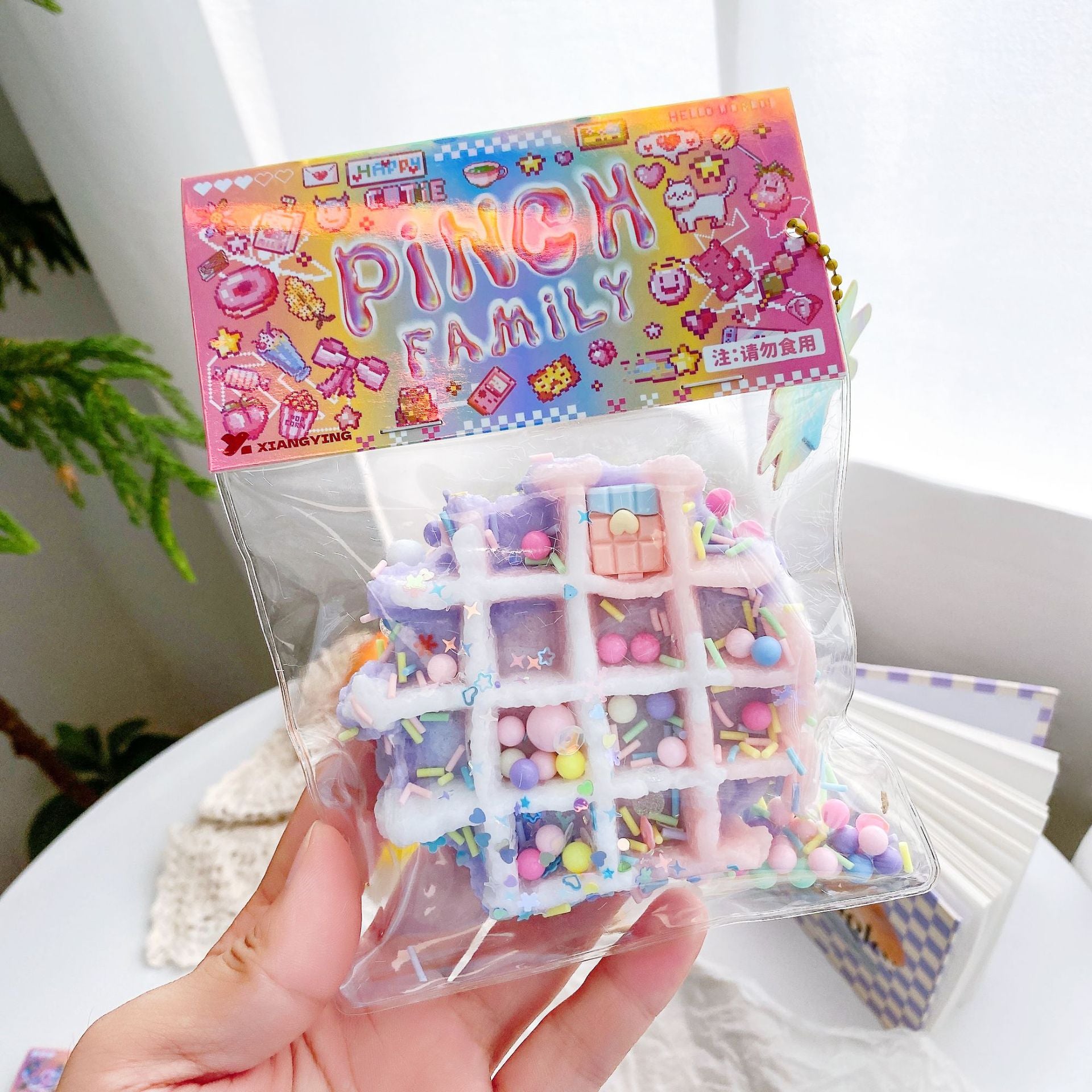 Waffle Squishy Stress Relief Toy