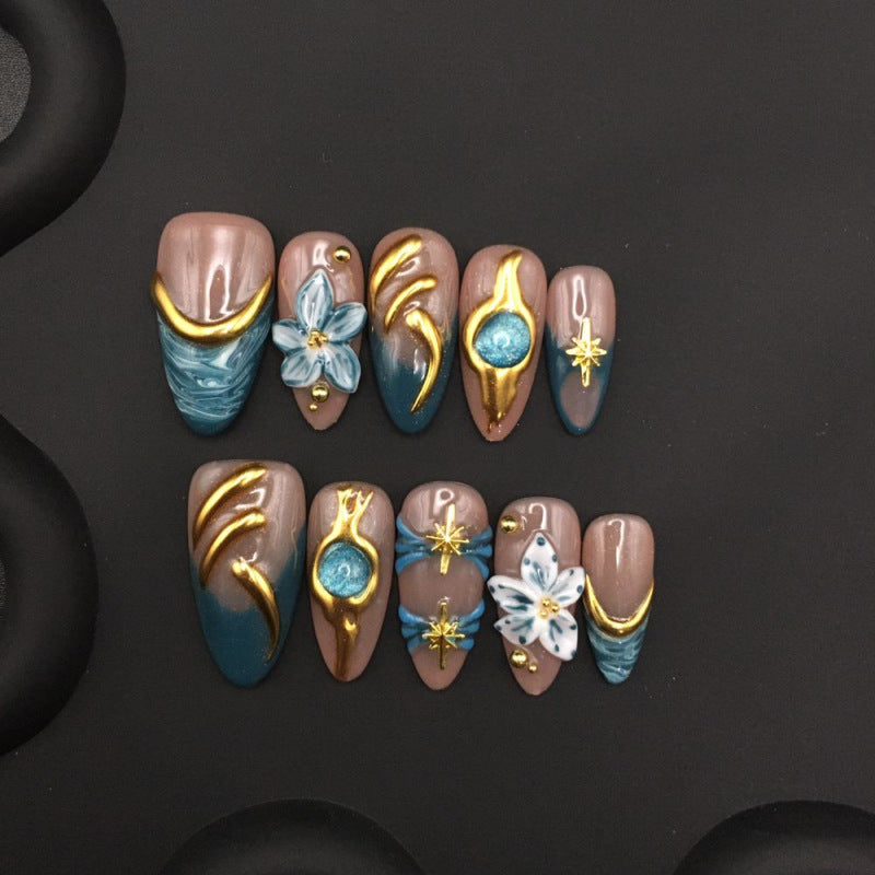 Multi-color collision three-dimensional engraving