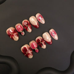 Sweet and elegant red almonds