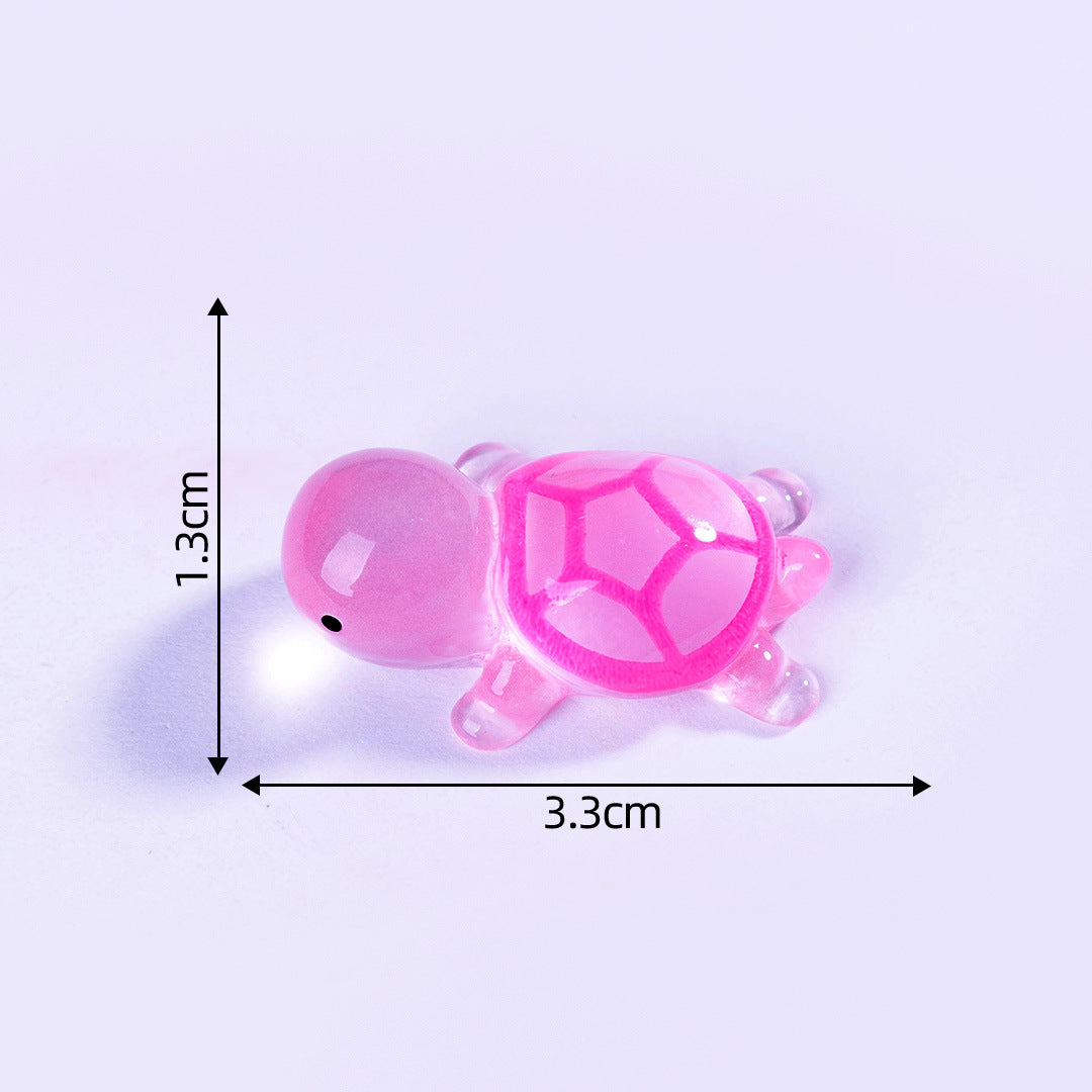 Night Light Turtle Figurine Glow-in-the-dark Toy