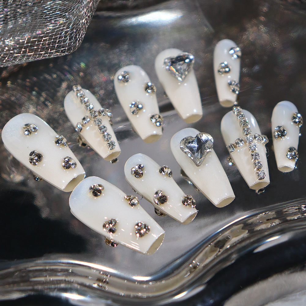 UNIKOO Swarovski Love Press-on Nails