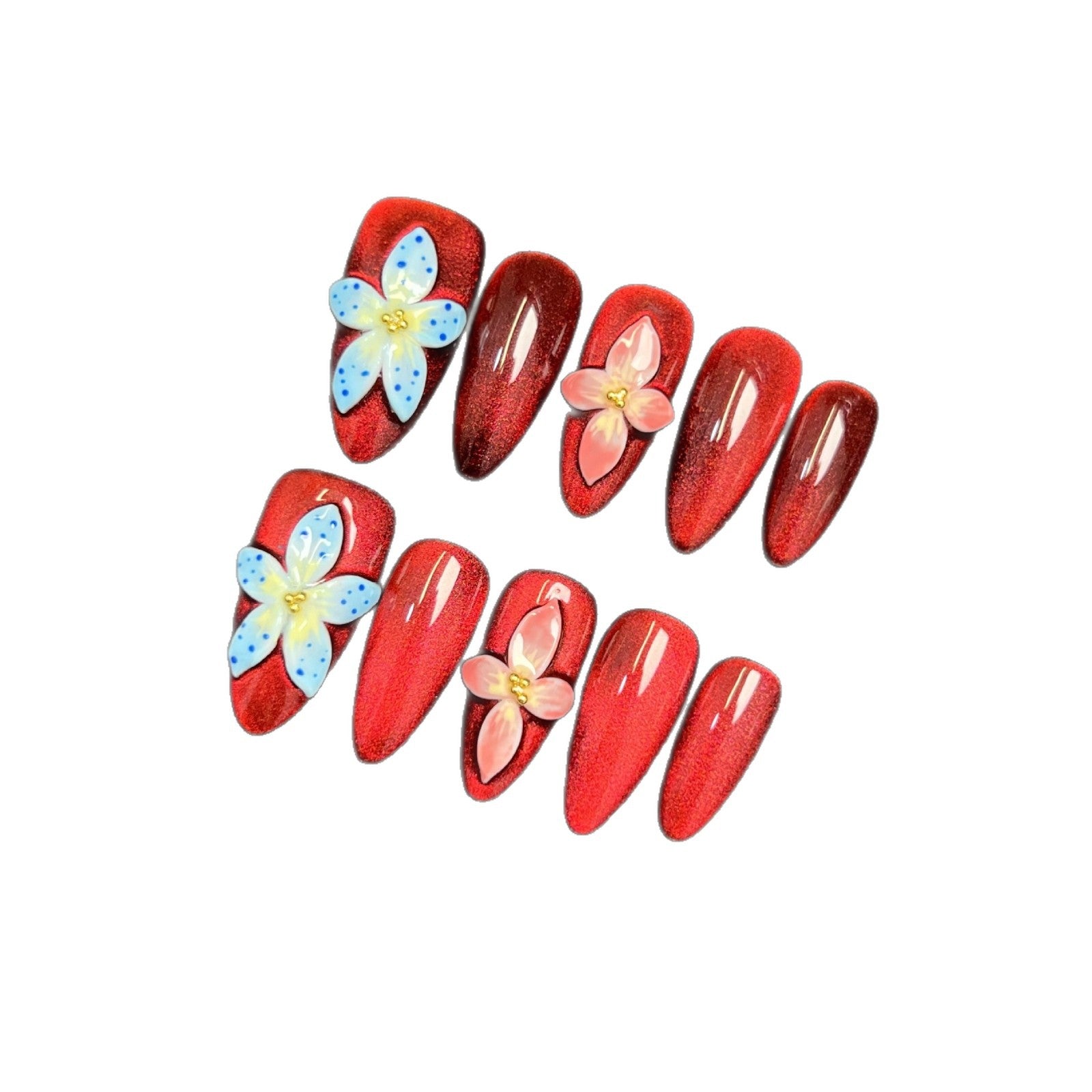 Elegant and beautiful red three-dimensional
