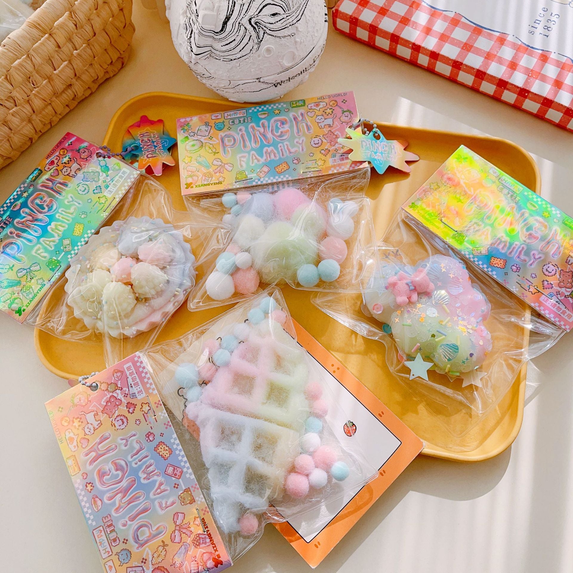 Waffle Squishy Stress Relief Toy