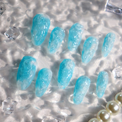 UNIKOO Sparkling Almond PRESS ON NIALS
