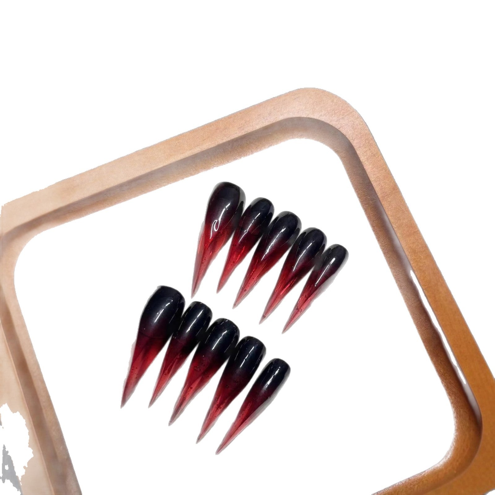 The blood color gradually turned red