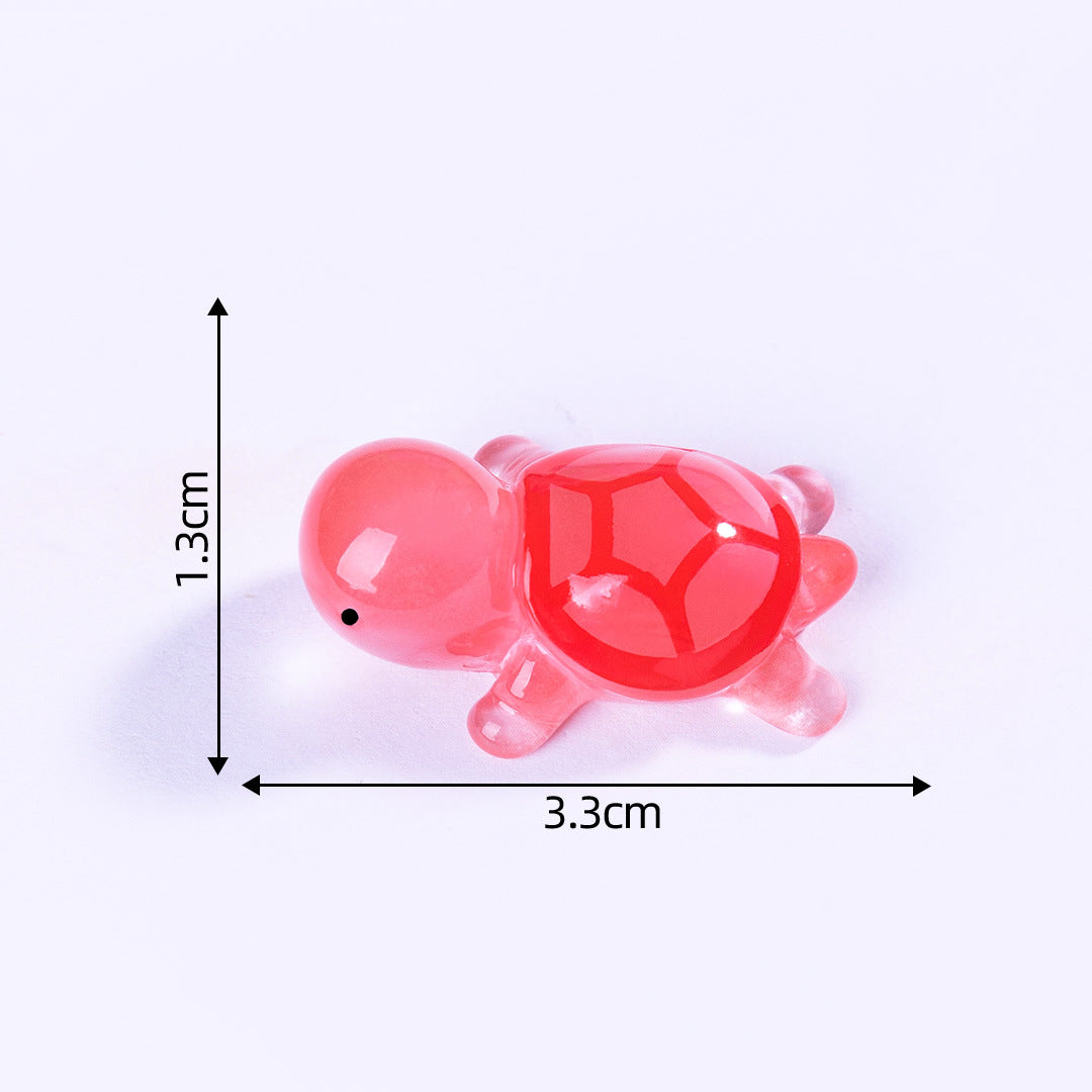 Night Light Turtle Figurine Glow-in-the-dark Toy