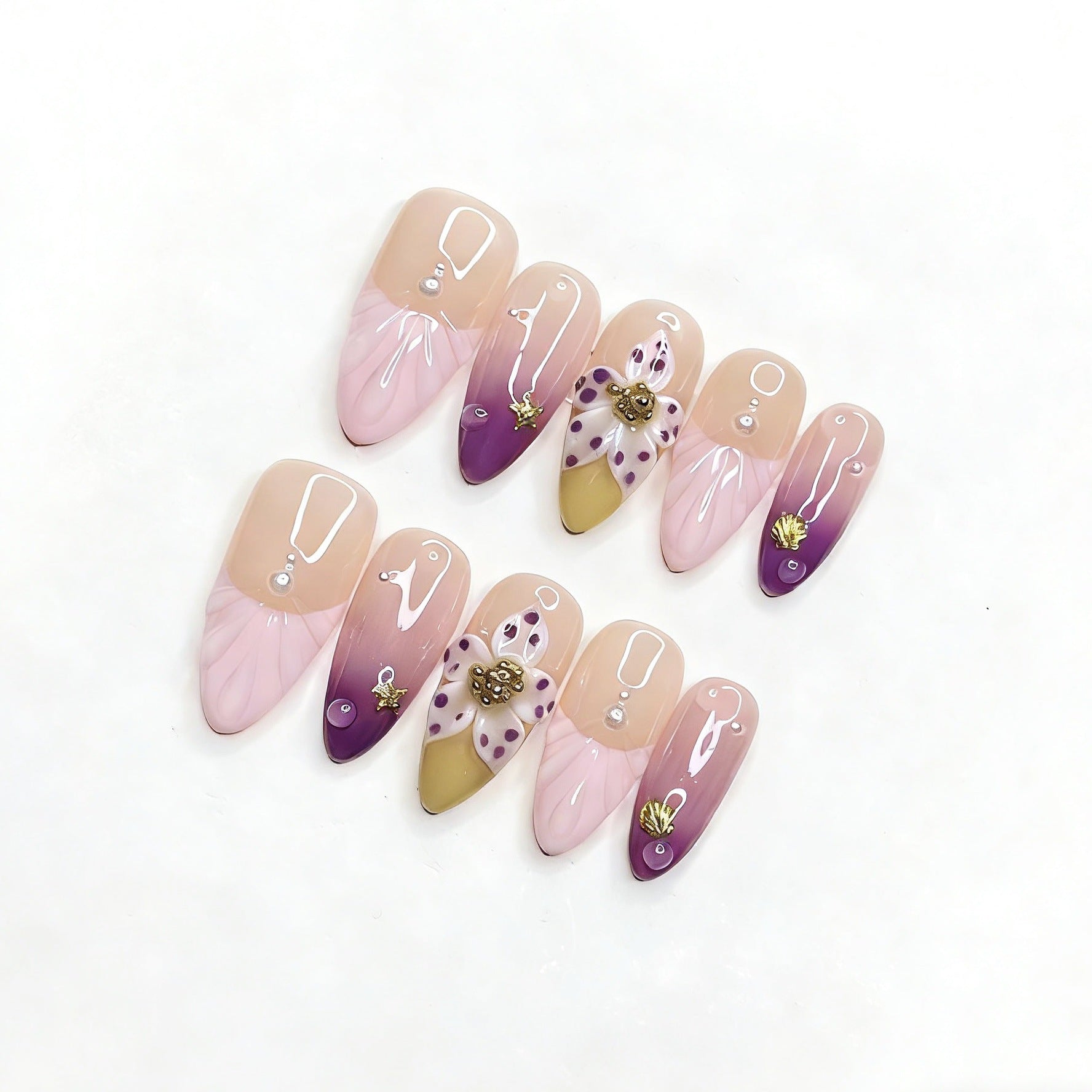 French Fingertip Handmade Short Almonds