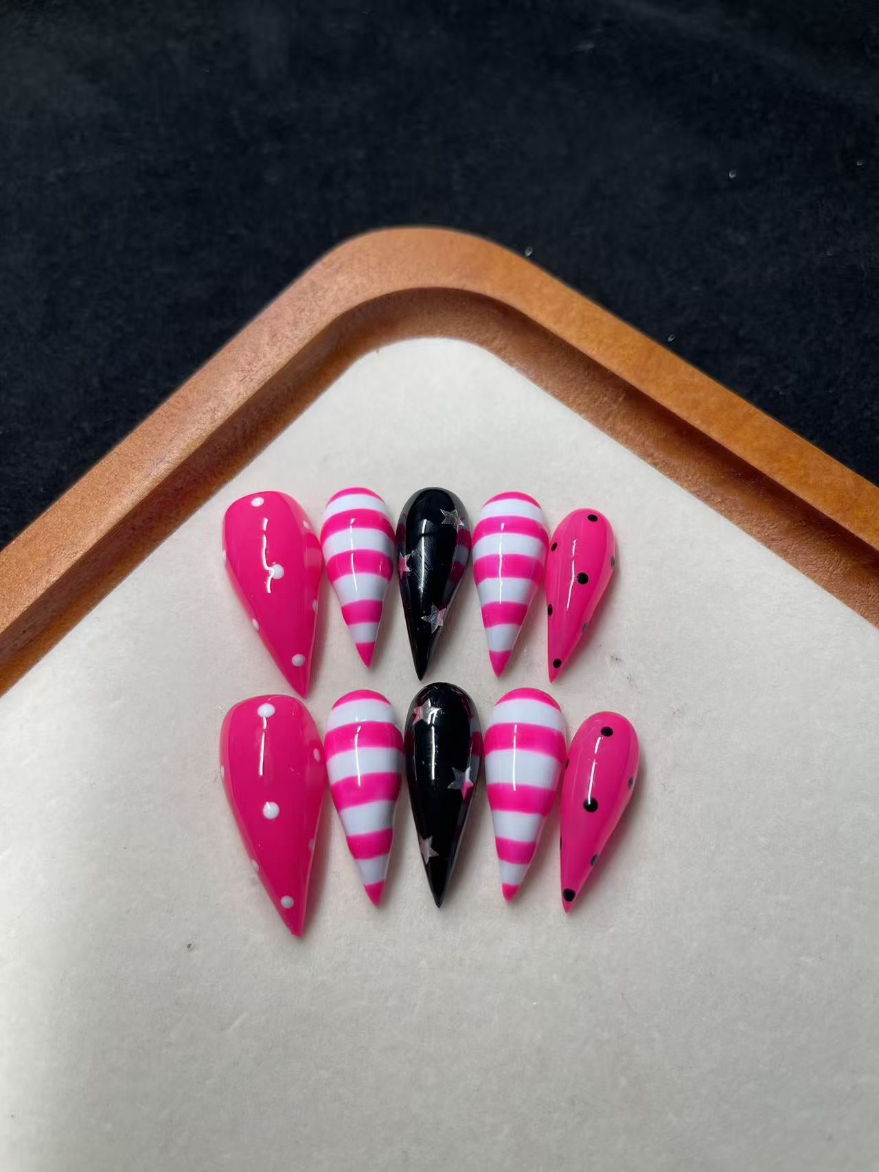 Clown pink stripes