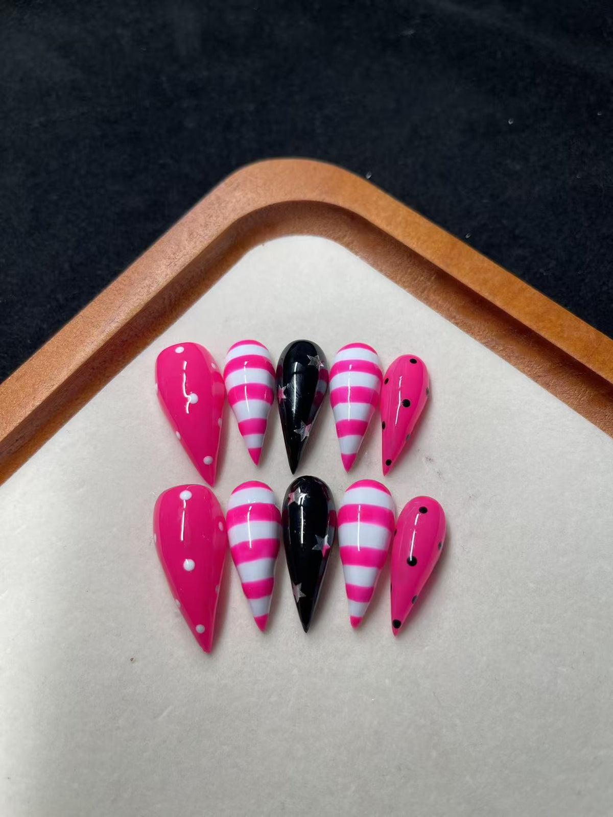 Clown pink stripes