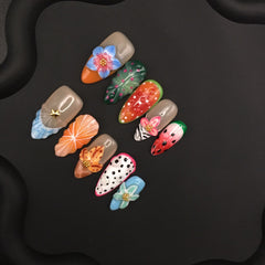 French French Fingertips: Almond Shell French