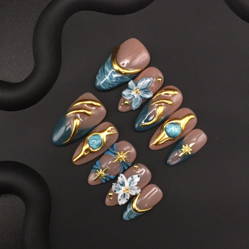 Multi-color collision three-dimensional engraving