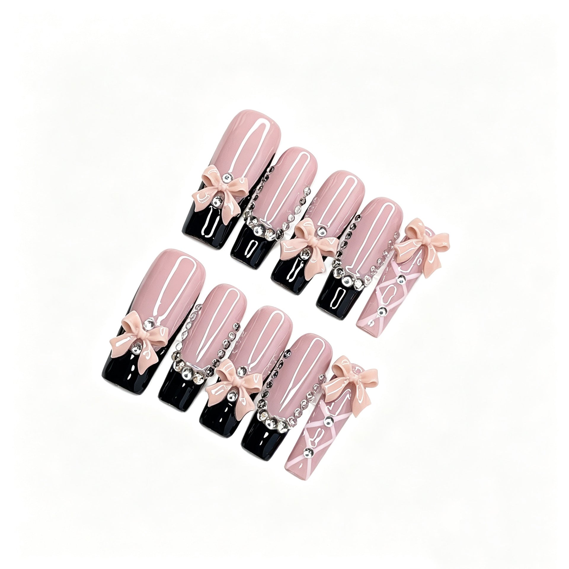 Sweet cool bow black pink bow wear sweet cool ballet style