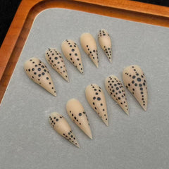 Matte polka dot pattern