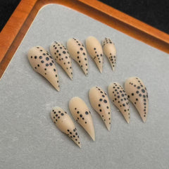 Matte polka dot pattern