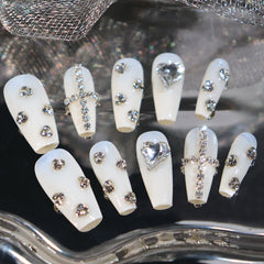 UNIKOO Swarovski Love Press-on Nails