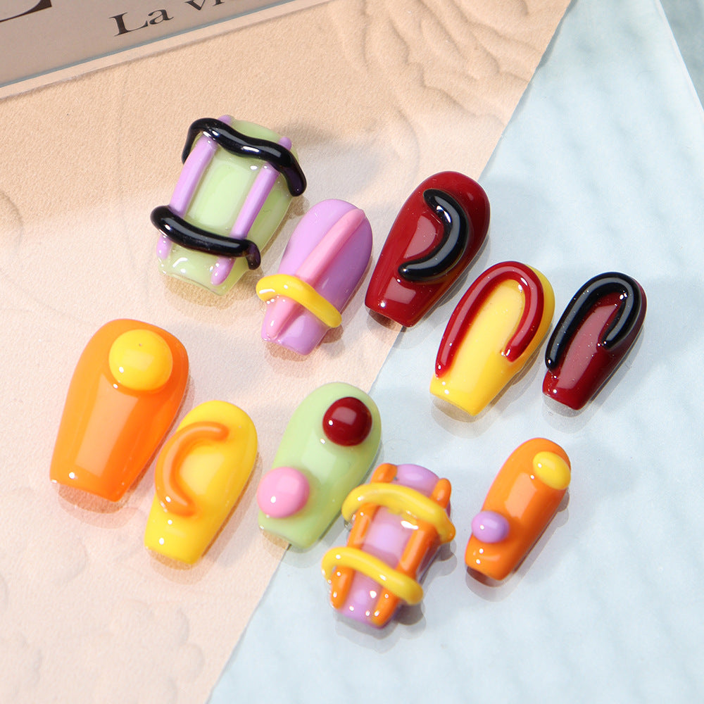 UNIKOO Contrast Color PRESS ON NIALS