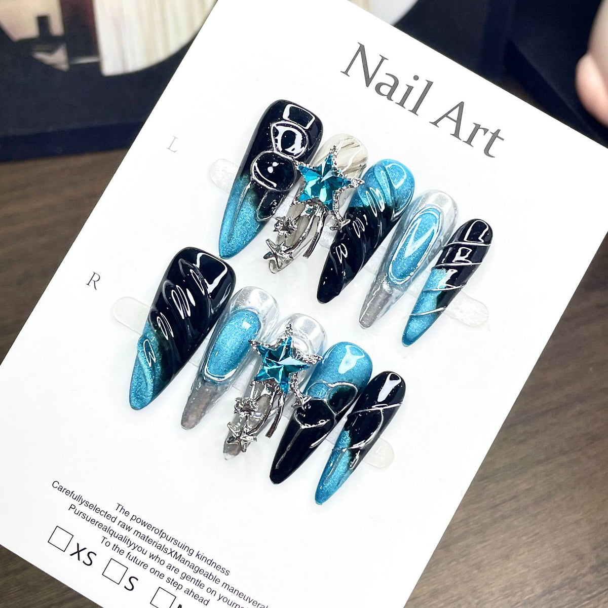 Deep Sea Astral Cyber Black and Blue Liquid