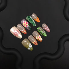 Hand painted butterfly pearl sweet and spicy