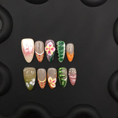 Hand painted butterfly pearl sweet and spicy