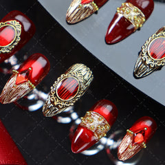 UNIKOO Vintage Palace Exotic middle almond Press-on Nails