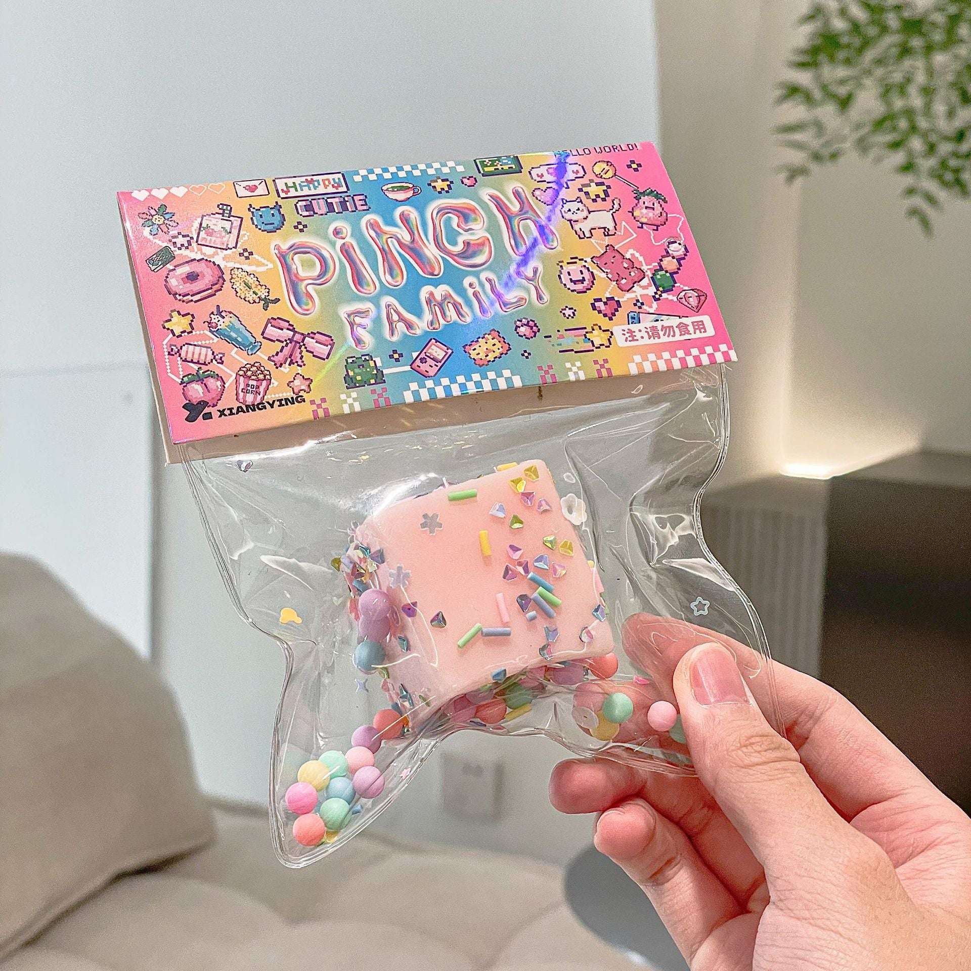 Waffle Squishy Stress Relief Toy